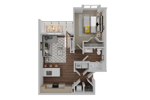 1 bed 1 bath C at The Quinn Luxury Apartments, Pensacola 32526
